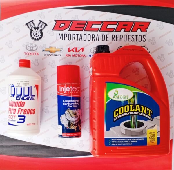 lubricantes aceites y limpiador de cuerpo de aceleración